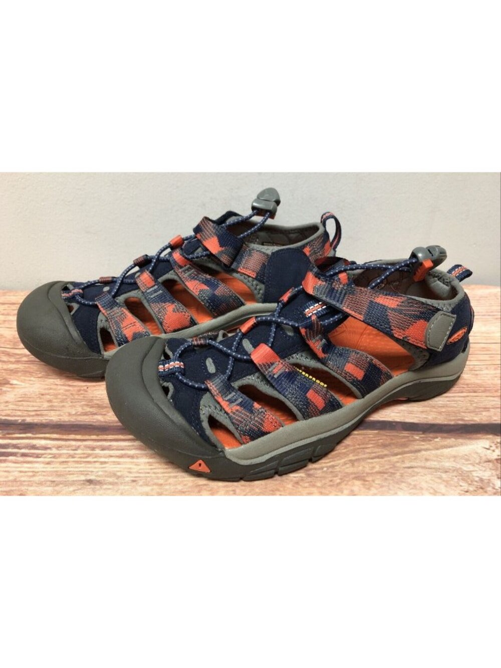 Keen Kids 4 /36 Newport H2 Waterproof Blue/Orange Hiking Sandals